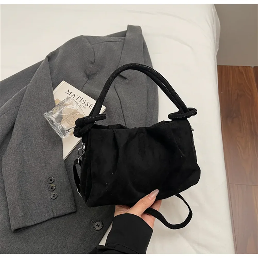 Retro Suede Crossbody Women's Bag