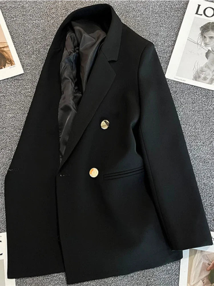 Women's Double Breasted Blazer Jacket