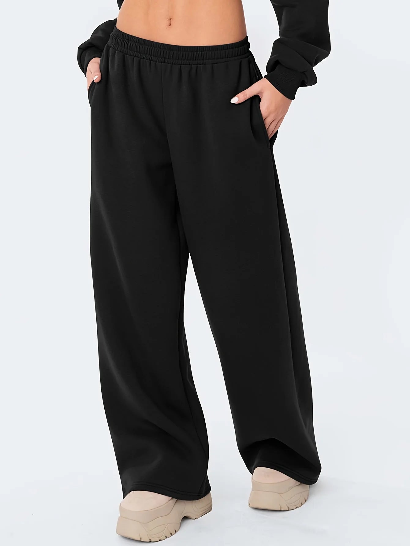 Women's wide-leg casual  loose fit pants
