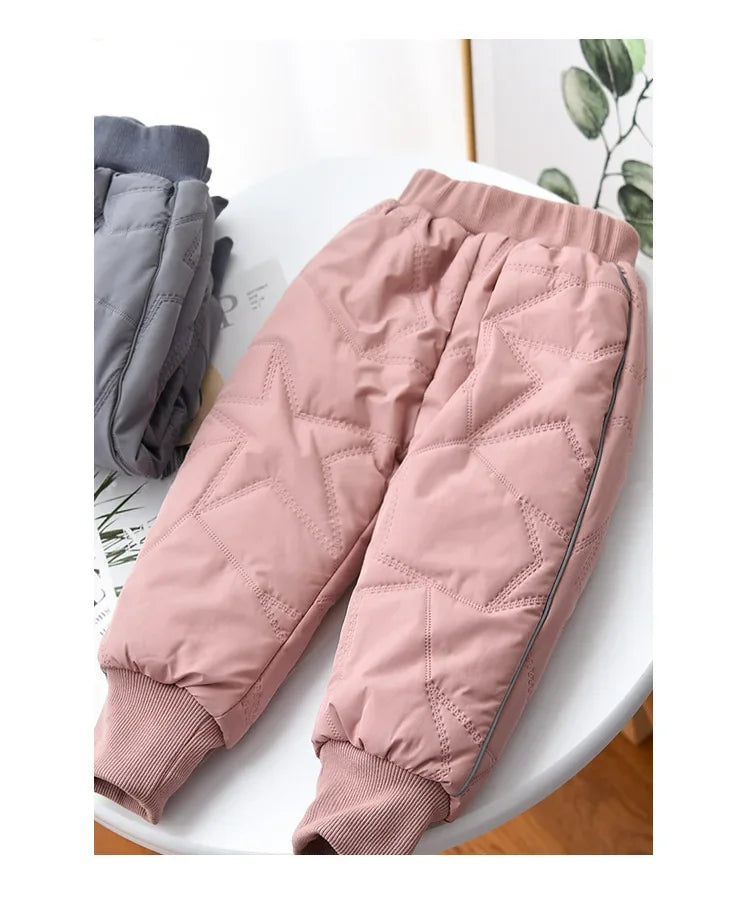 Kids Winter Thermal Pants – Cotton Padded Warm Trousers