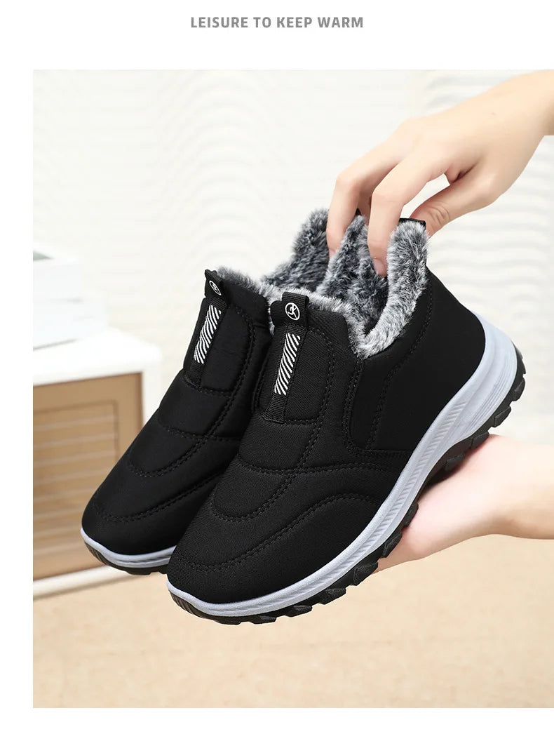 Winter Women Boots Outdoor Snow Boots Warm Lightweight Cotton Boot Non-Slip