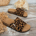 Women's Animal Print Adjustable Buckle Straps Sandal