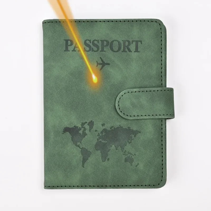 Monogrammed Engraved Name Passport Cover
