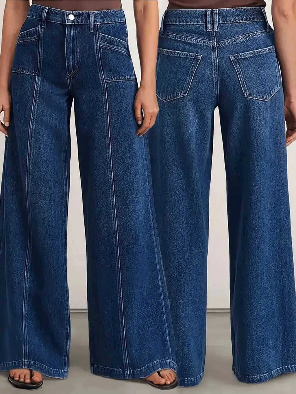 Women's Relaxed Fit Wide Leg Jeans