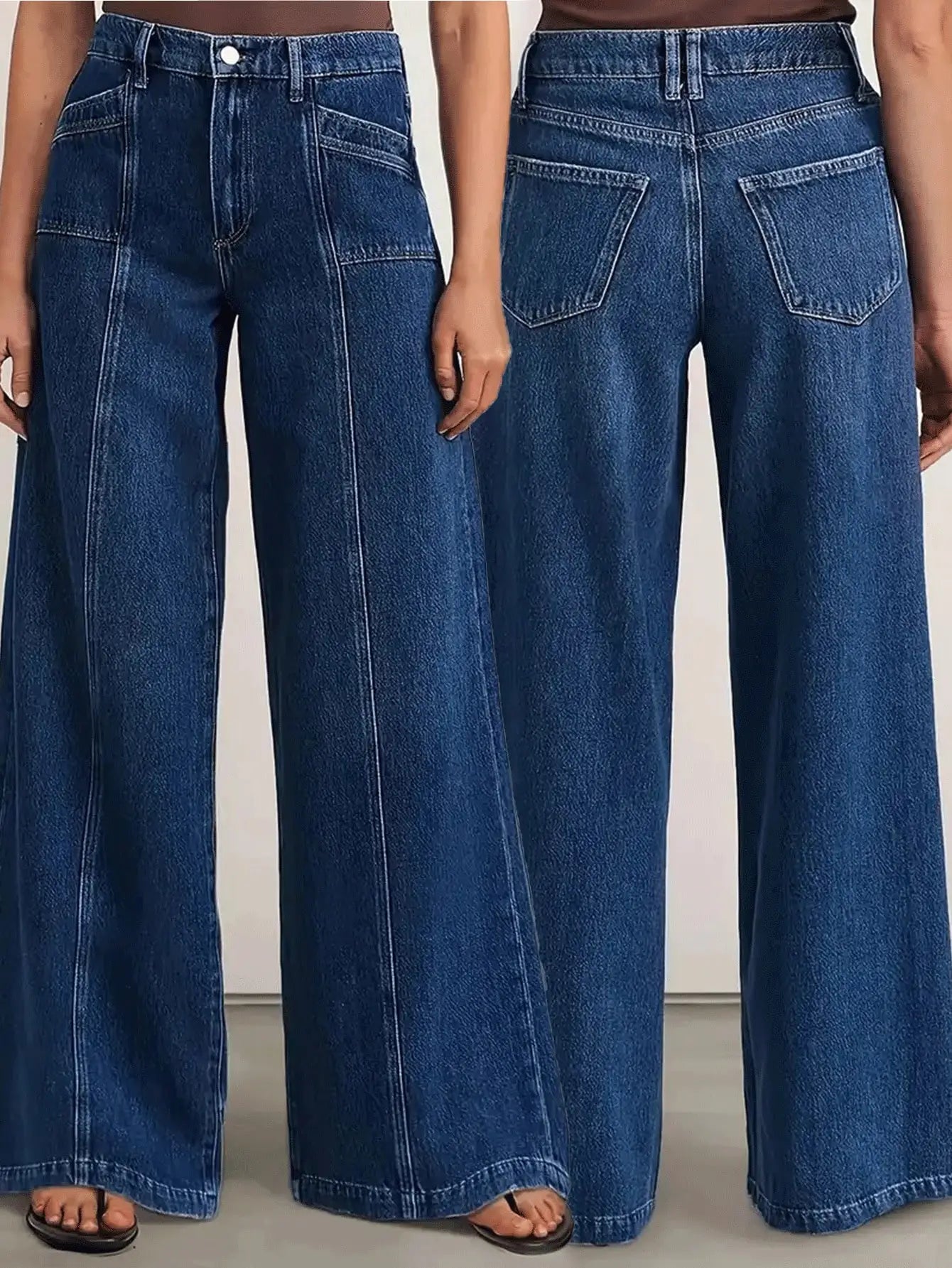 Women's Relaxed Fit Wide Leg Jeans