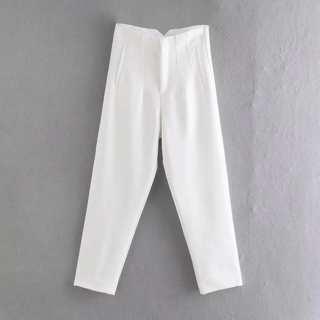 Women's Pencil Trousers High Waist