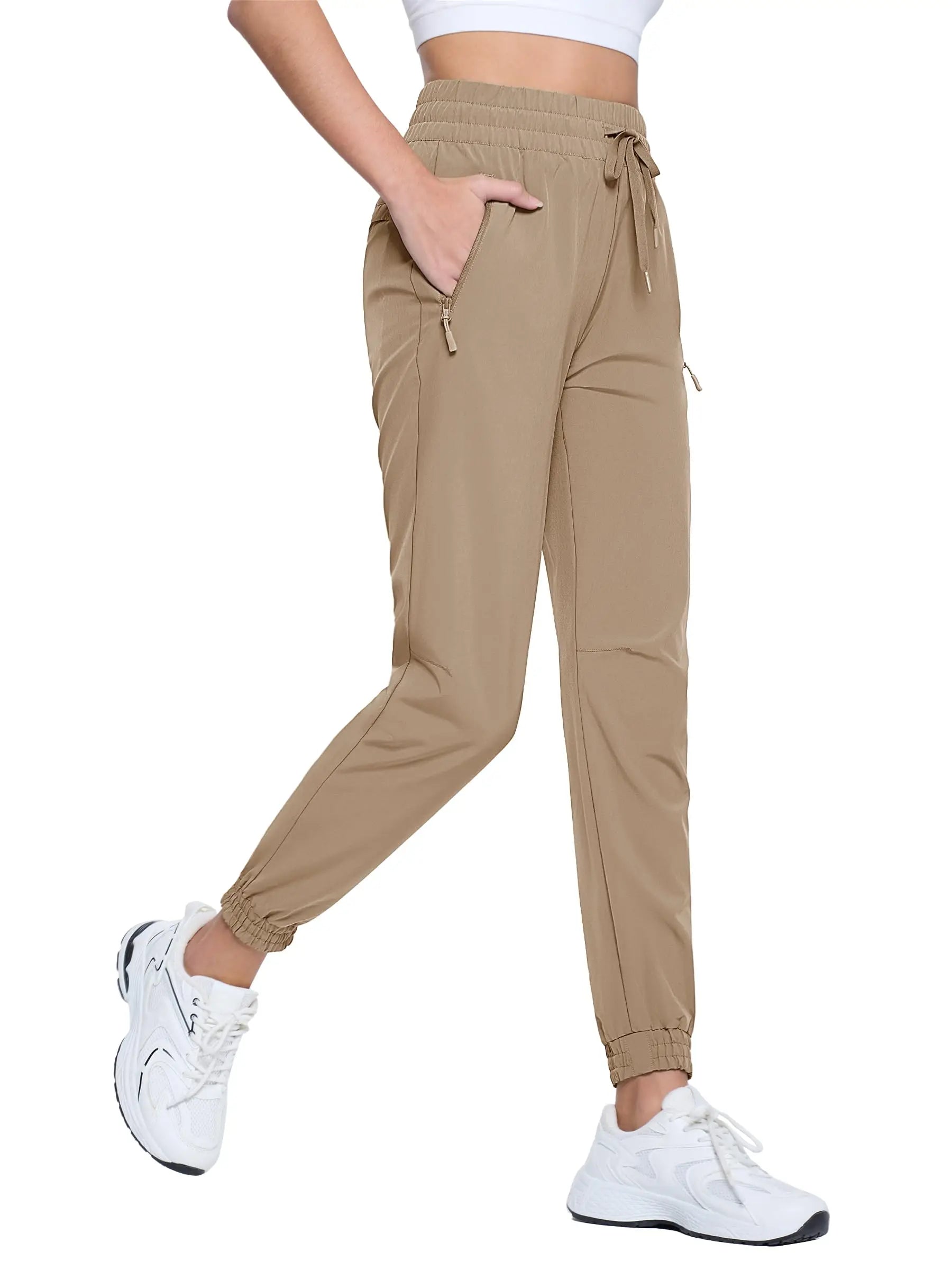 Women's Quick Dry Hiking Pants, Drawstring Waist