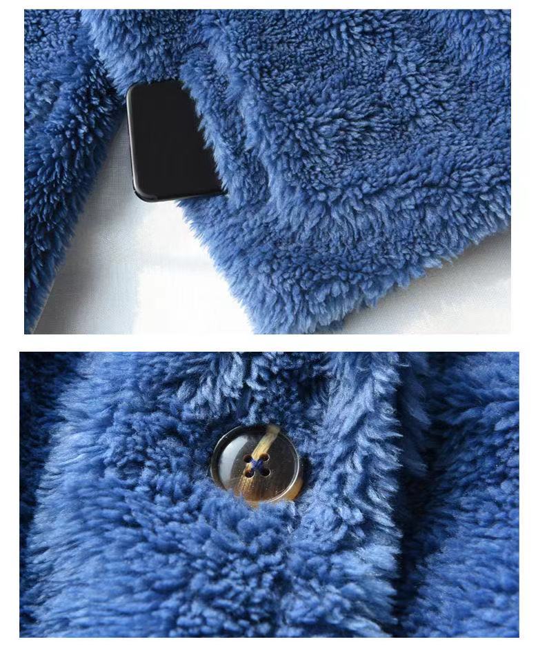 Fur-in-one Cashmere Girls' Coat