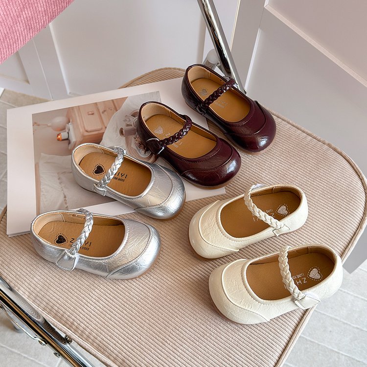 Little Leather Shoes, Girls Soft Soled Non-Slip