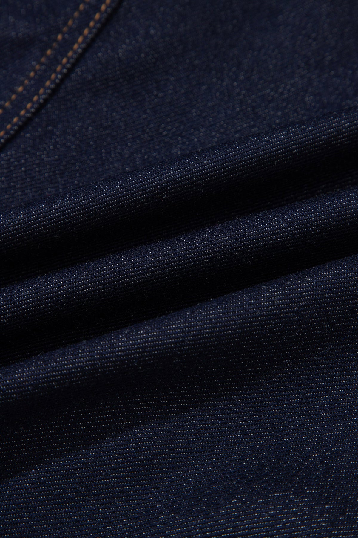 Faux Leather Collar Buttoned Denim Jacket