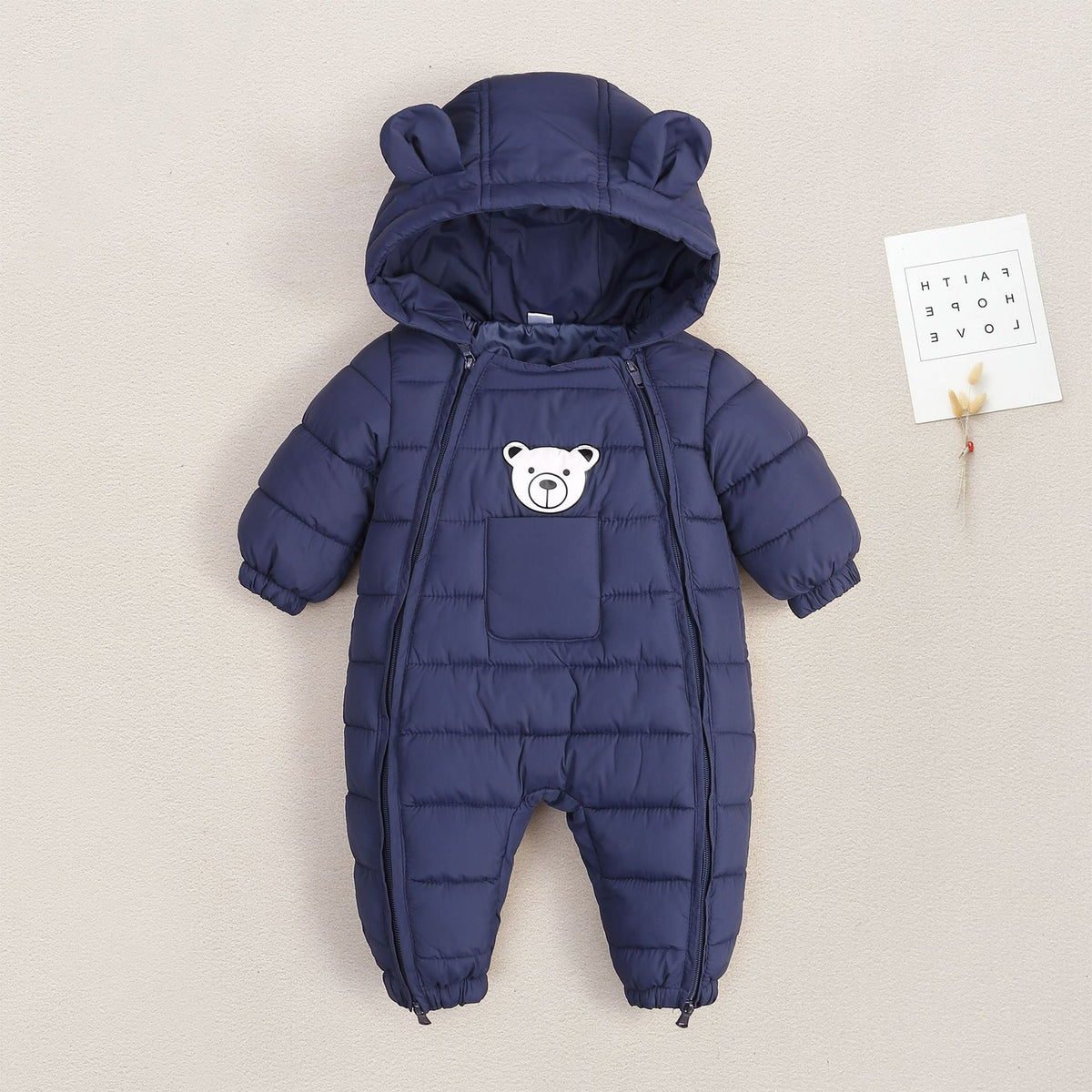 One-piece Jumpsuit Set Cotton-padded Jacket