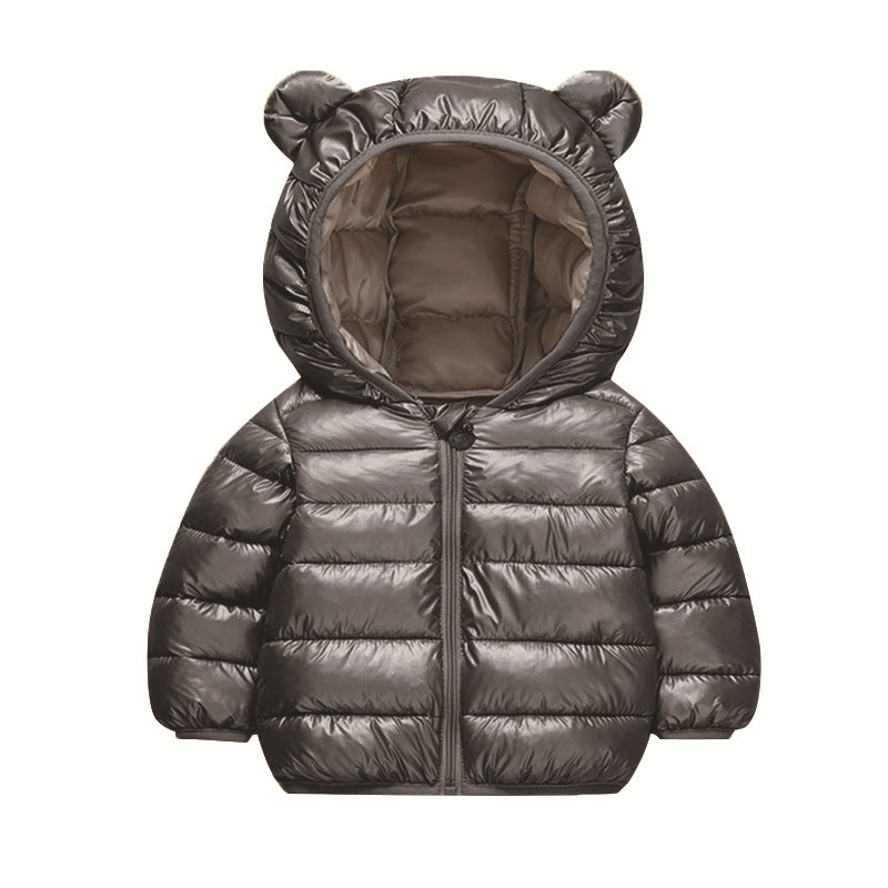 Winter Solid-color Versatile Cotton Coat for Children