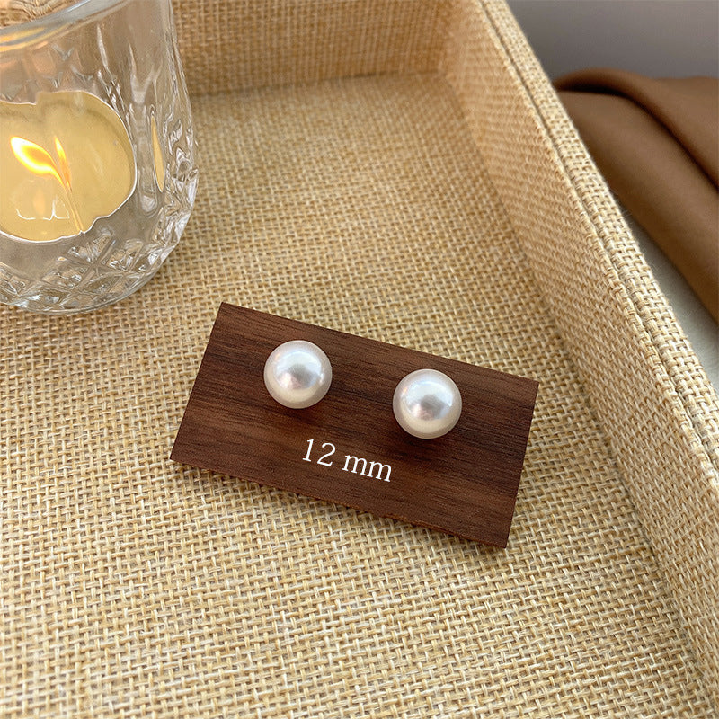Pearl Earrings for Women, Vintage Elegant High-End Ear Jewelry