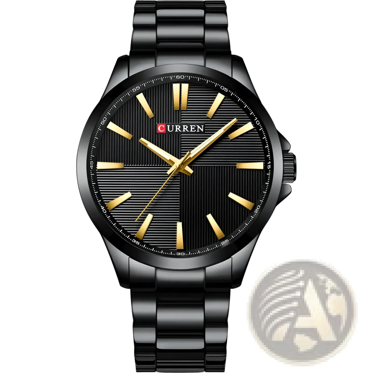 Men'sCurren Rose Gold Quartz Watch