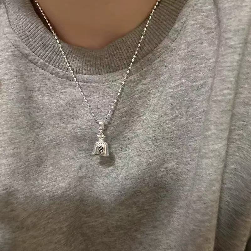 S925 Sterling Silver Pearl Necklace For Women Light Luxury And High-end