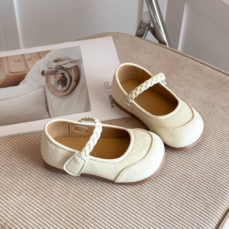 Little Leather Shoes, Girls Soft Soled Non-Slip