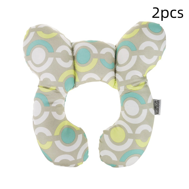 Infant Baby U-Shaped Safety Neck Guard, Stroller Pillow