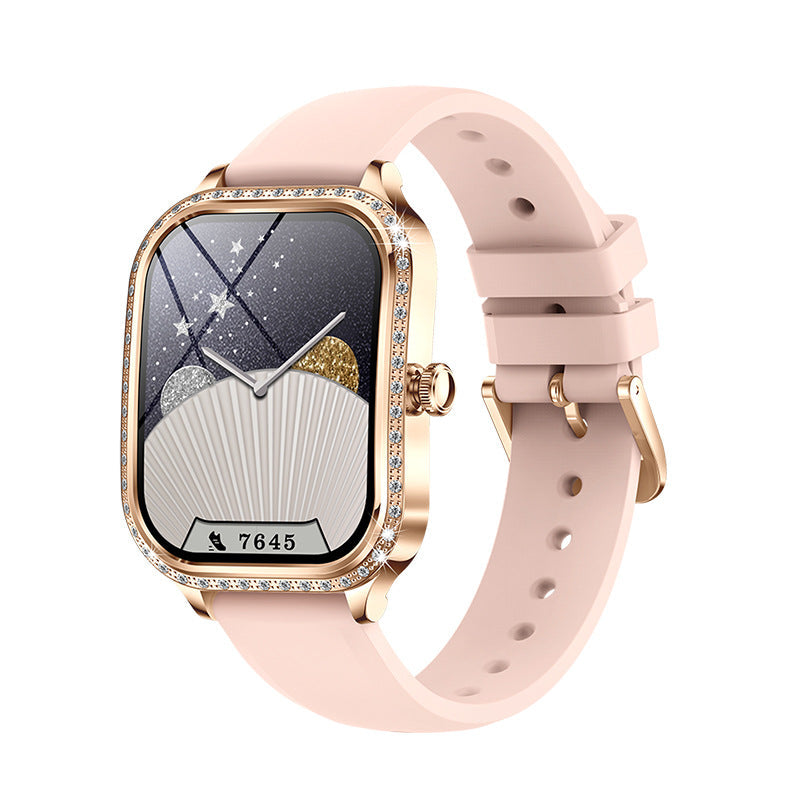 Women's Bluetooth Calling Heart Rate Blood Pressure Blood Oxygen Detection Calories More Than Sport Smart Watch