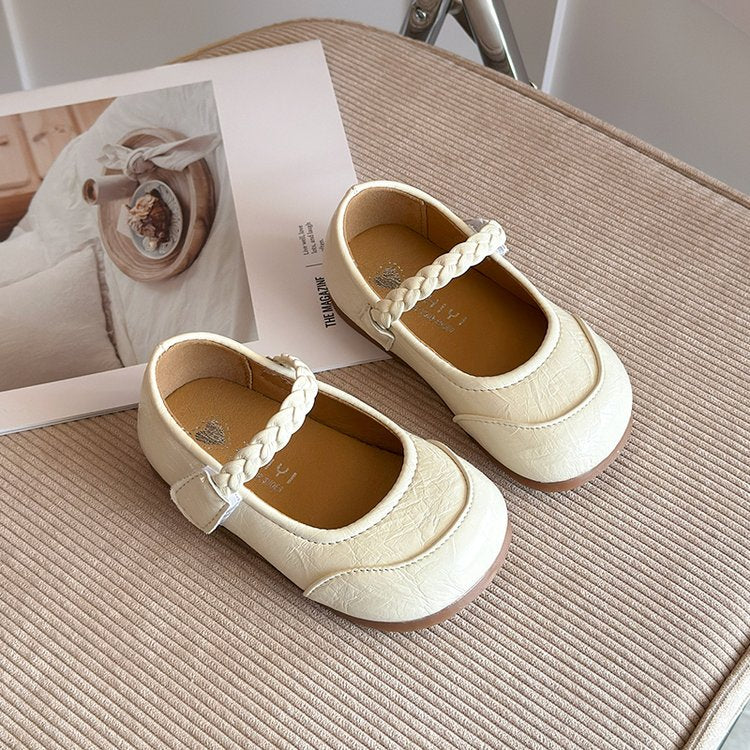 Little Leather Shoes, Girls Soft Soled Non-Slip