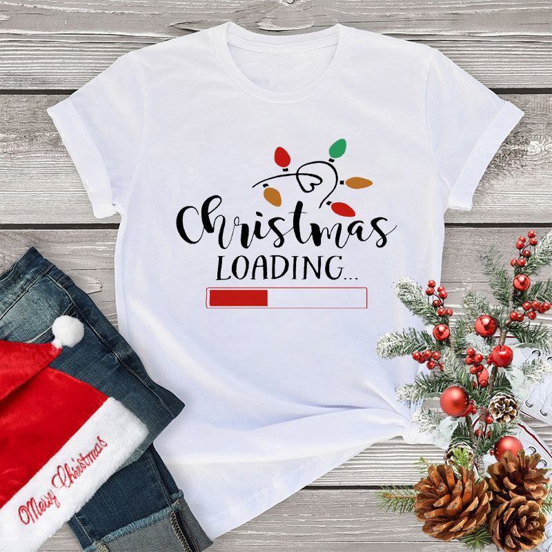 Women's Fashion Christmas Holiday Party T-shirt