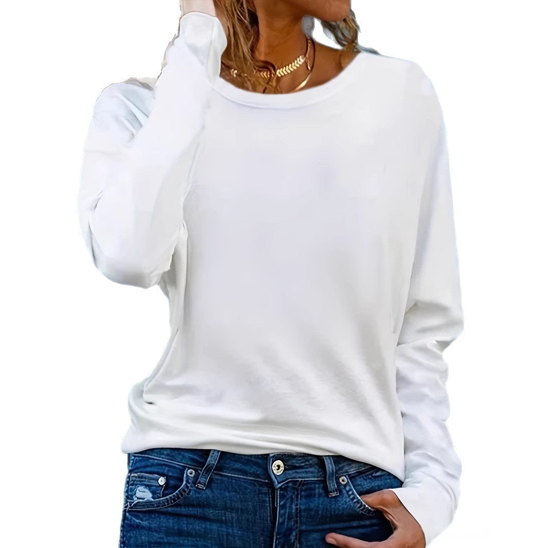 Fashion Casual Crewneck Long-sleeve