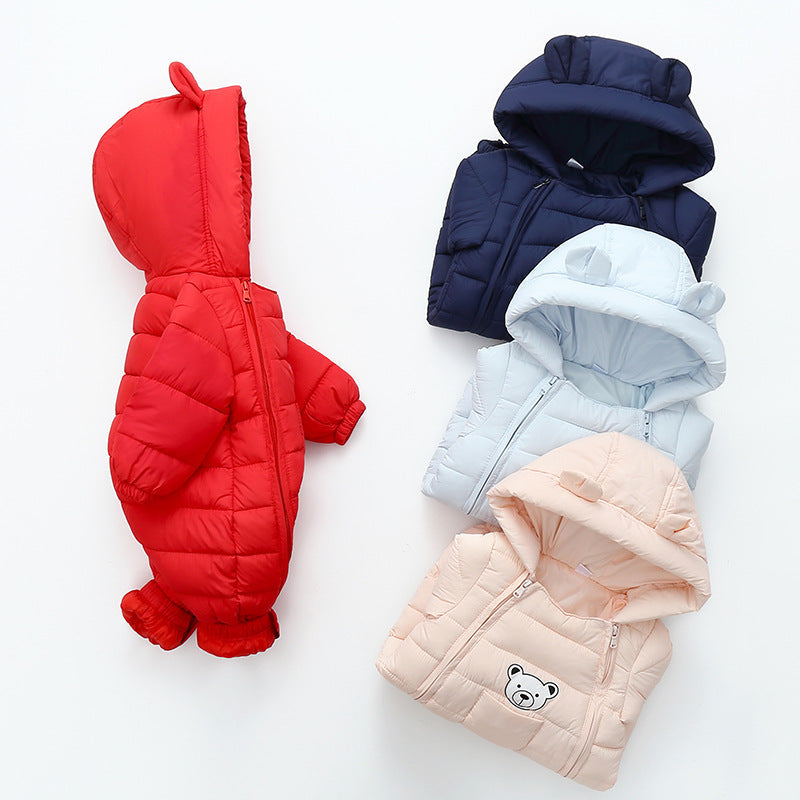 One-piece Jumpsuit Set Cotton-padded Jacket
