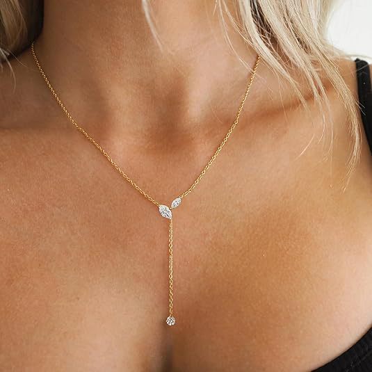 Zircon Pendant Chain-Style Pendant Necklace Women's Jewelry