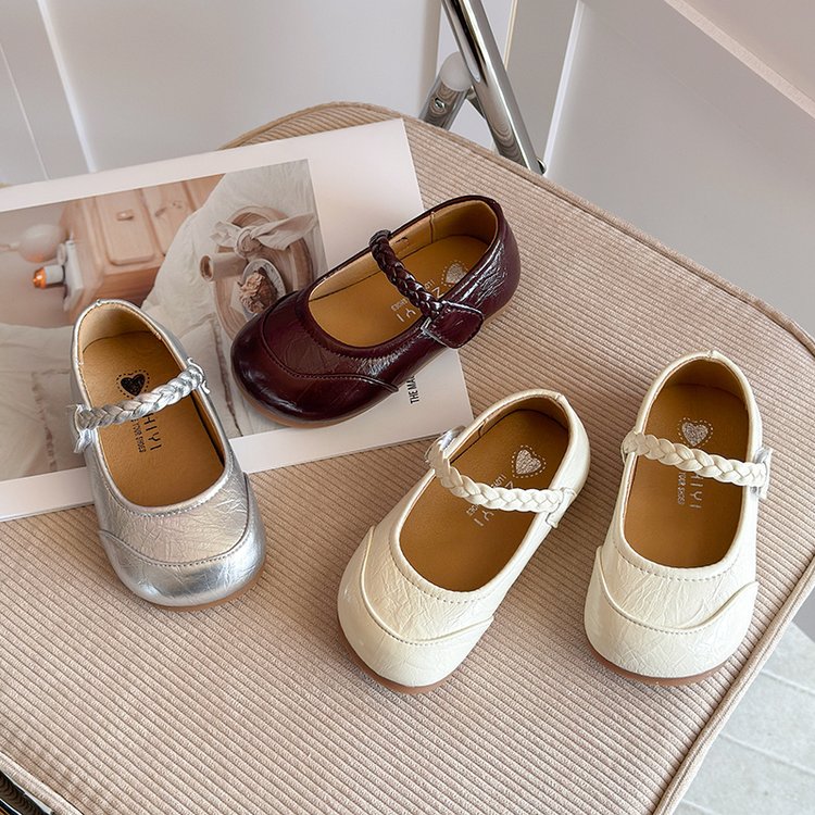 Little Leather Shoes, Girls Soft Soled Non-Slip