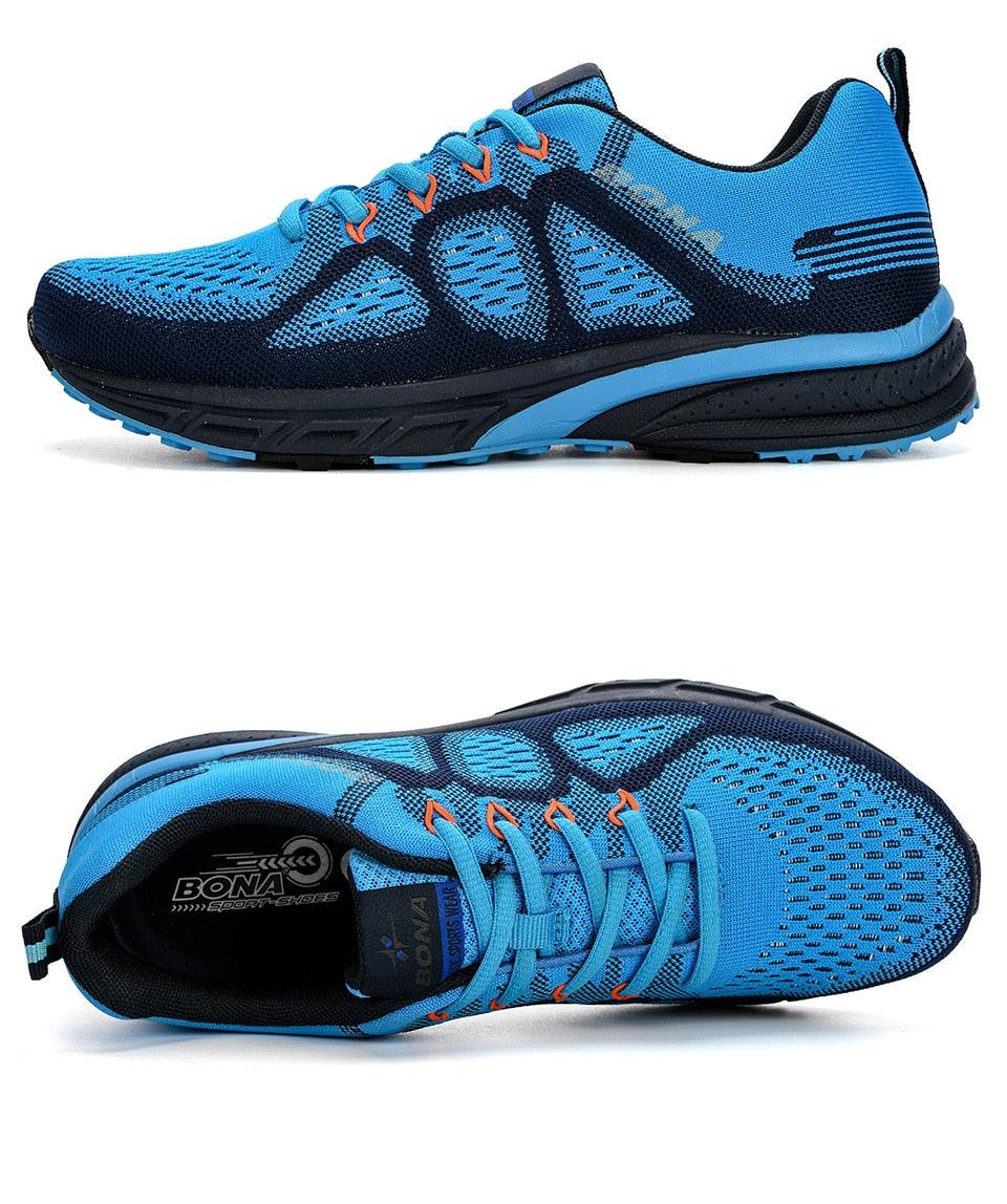 Men's Sneakers Sport Mesh Trainers Lightweight Running Shoes Outdoor Athletic Breathable Non-Slip Casual Comfortable Outdoor Sport Sneakers