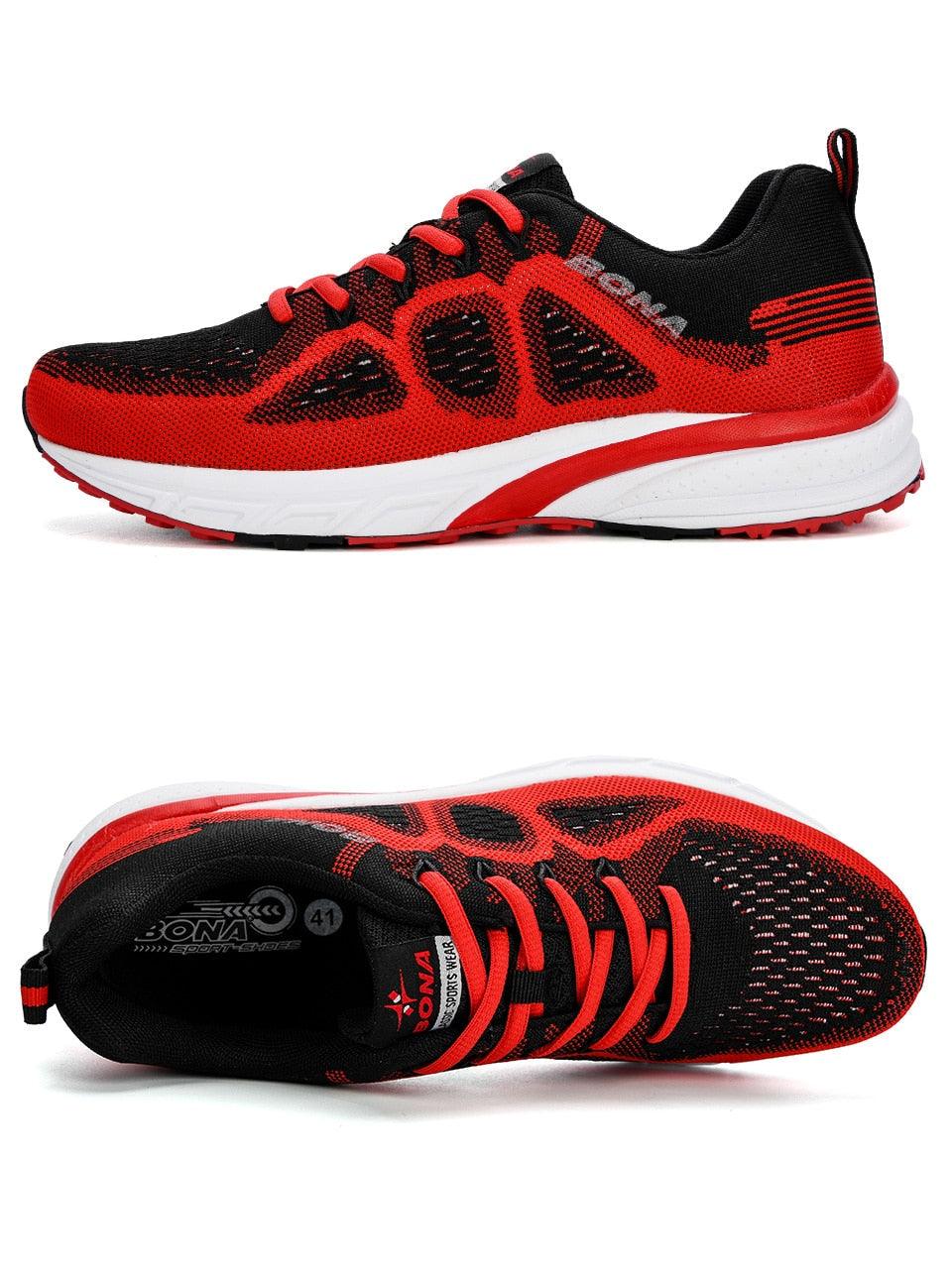 Men's Sneakers Sport Mesh Trainers Lightweight Running Shoes Outdoor Athletic Breathable Non-Slip Casual Comfortable Outdoor Sport Sneakers