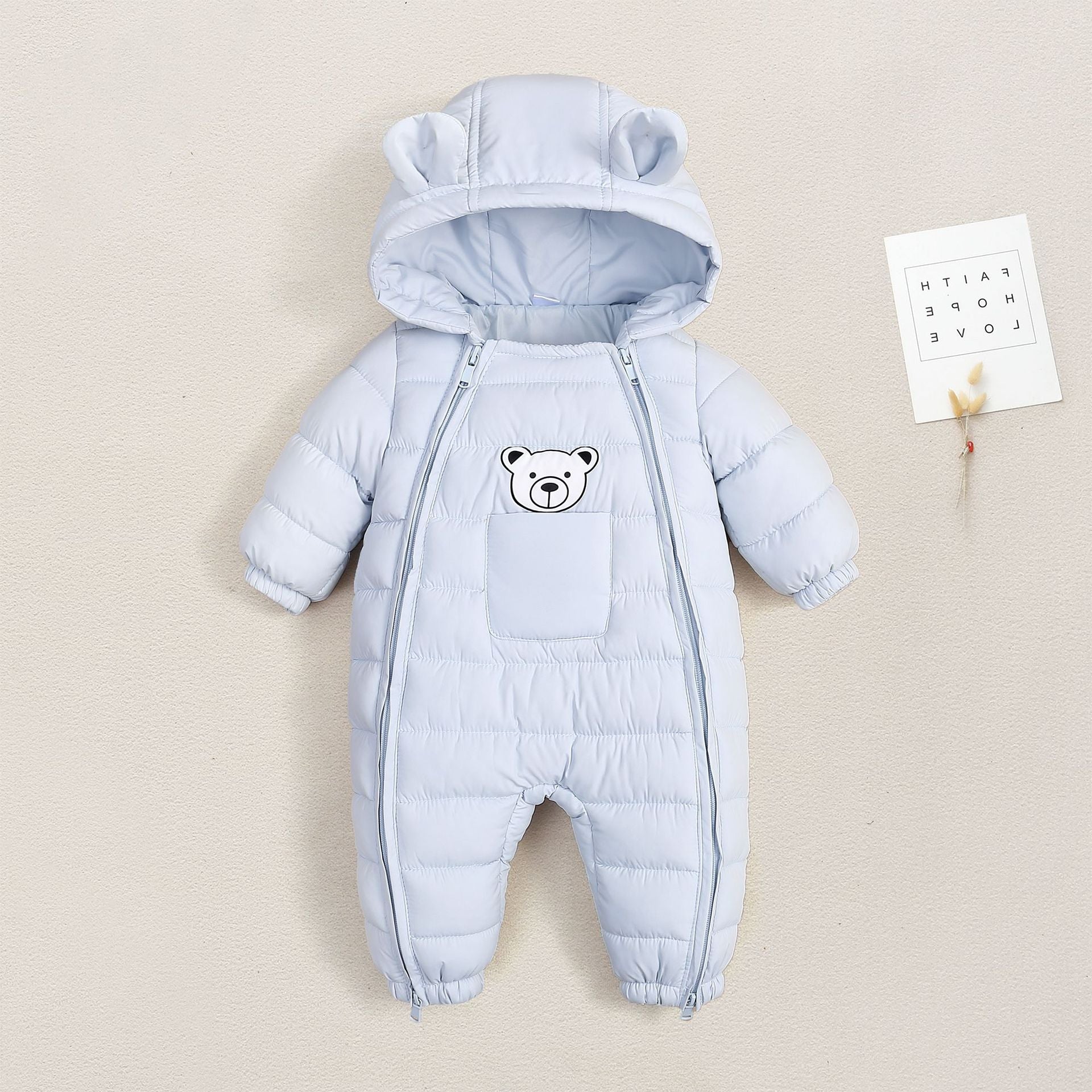 One-piece Jumpsuit Set Cotton-padded Jacket