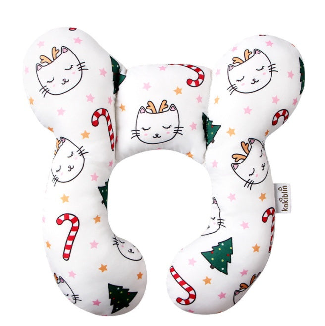 Infant Baby U-Shaped Safety Neck Guard, Stroller Pillow