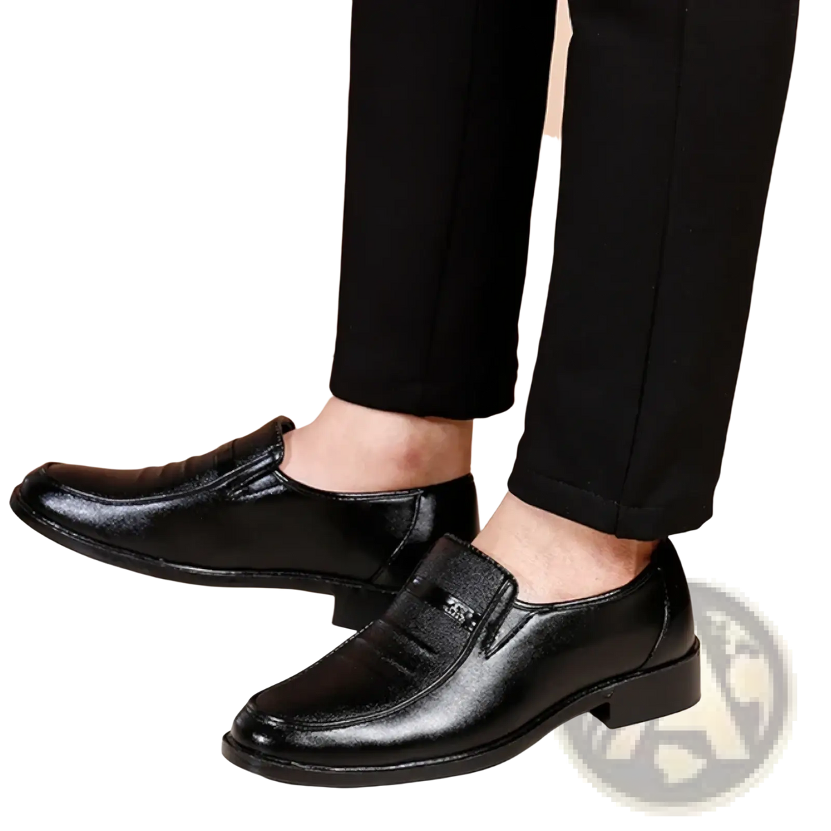 Men Leather Slip on Dress Shoes