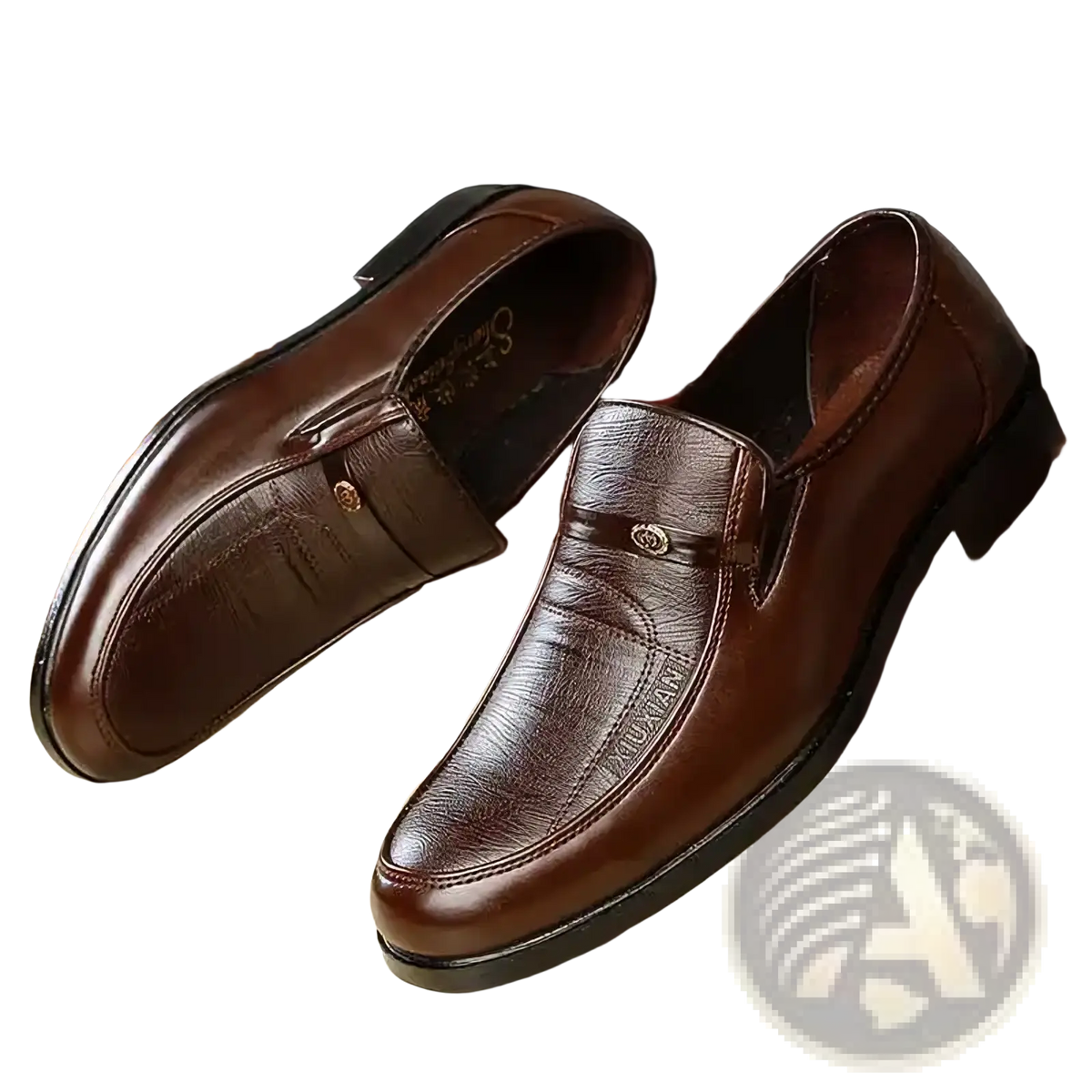 Men Leather Slip on Dress Shoes