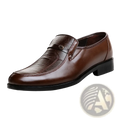 Men Leather Slip on Dress Shoes