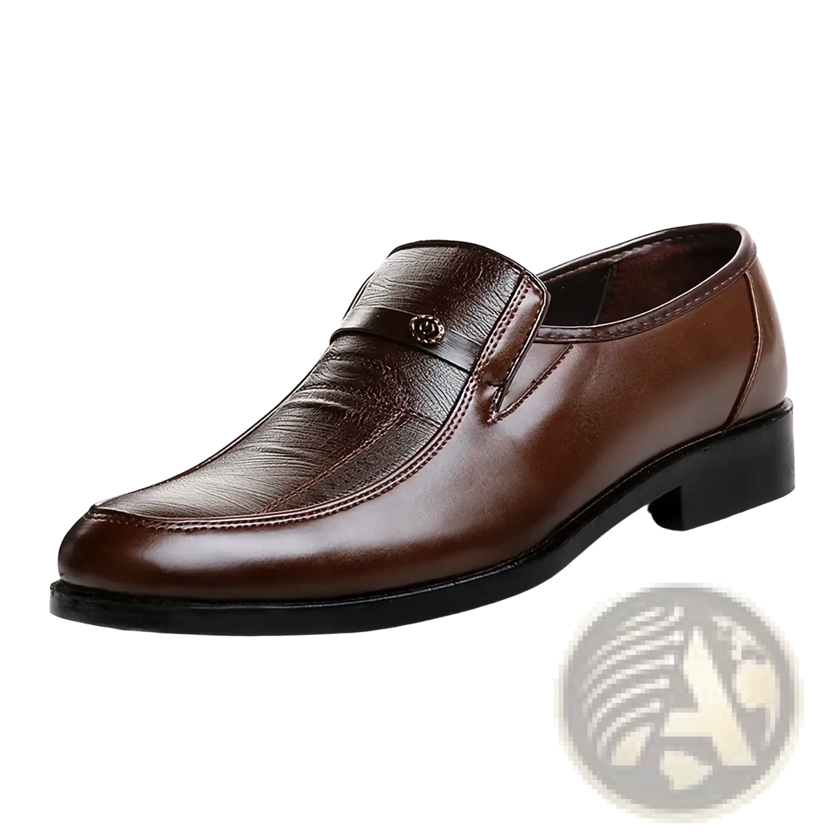 Men Leather Slip on Dress Shoes