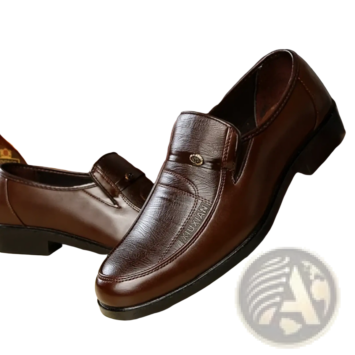 Men Leather Slip on Dress Shoes