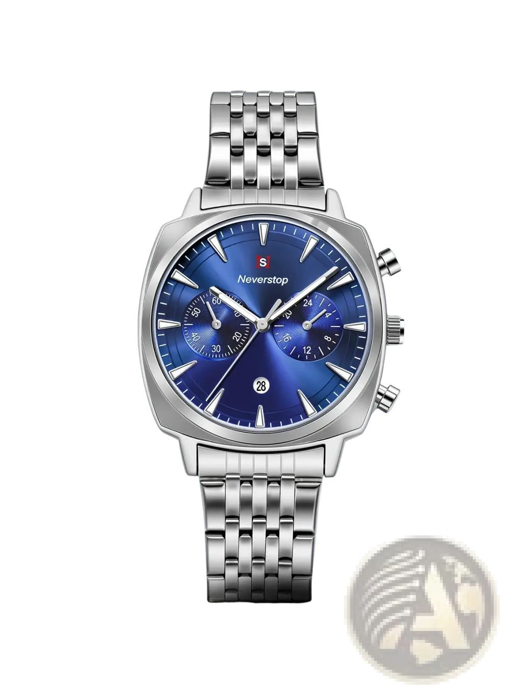 Men's Stainless Steel Chronograph Watch