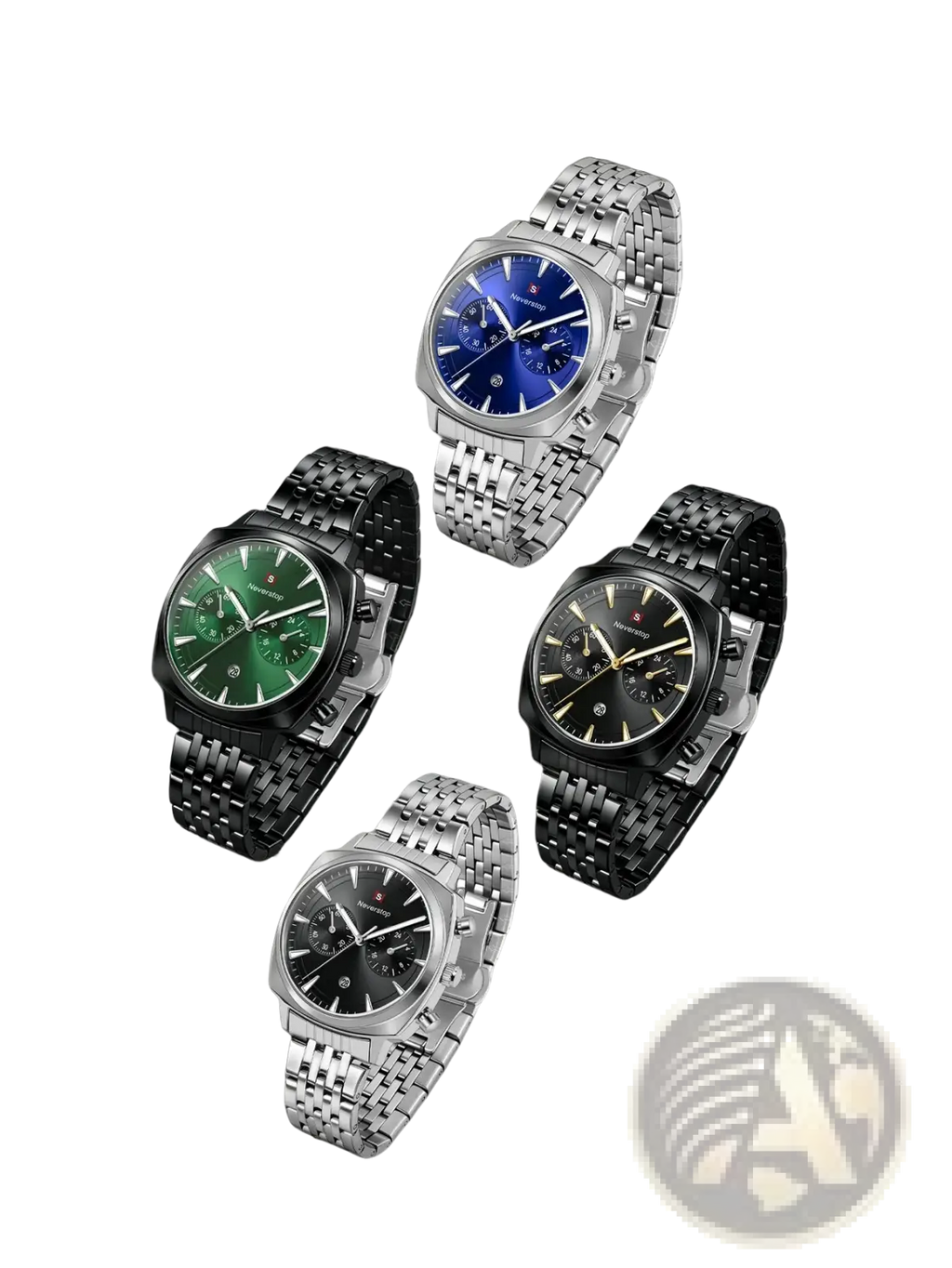 Men's Stainless Steel Chronograph Watch