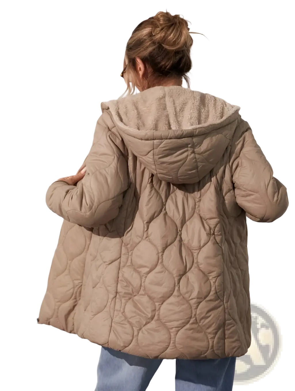 Quilted Hooded Padded Winter Coat