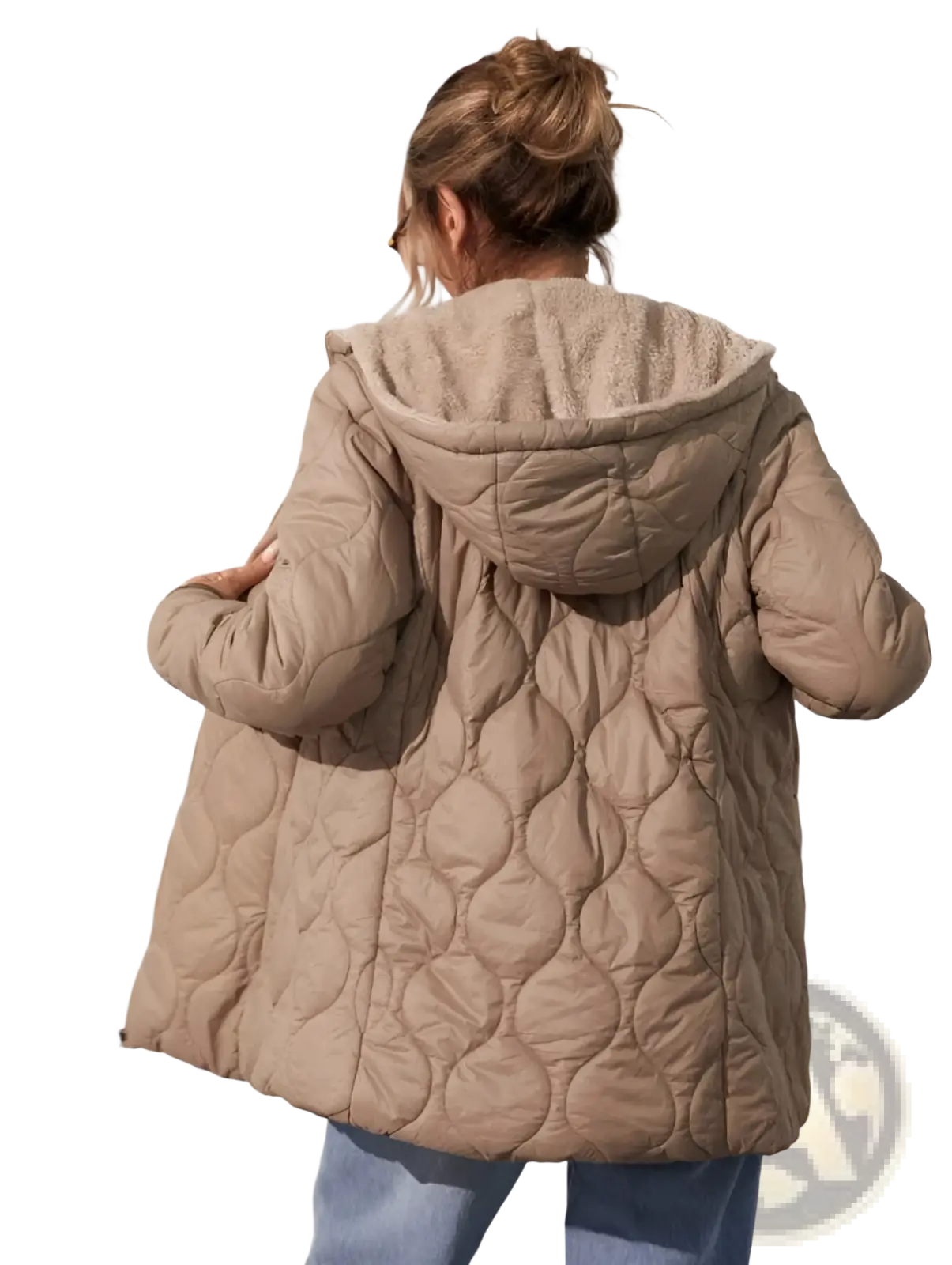 Quilted Hooded Padded Winter Coat
