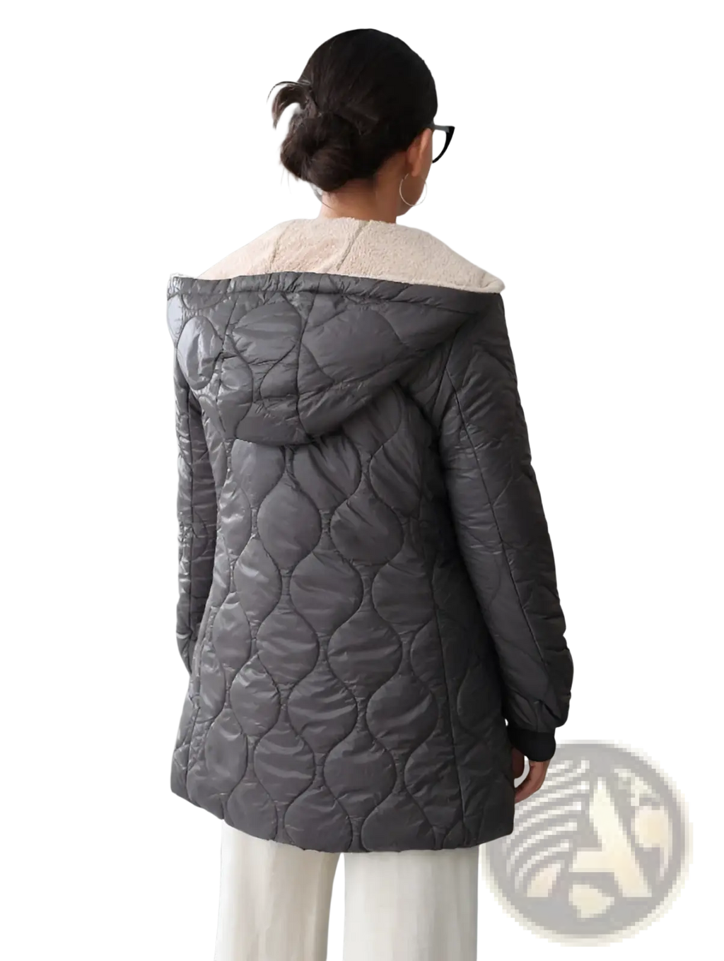 Quilted Hooded Padded Winter Coat