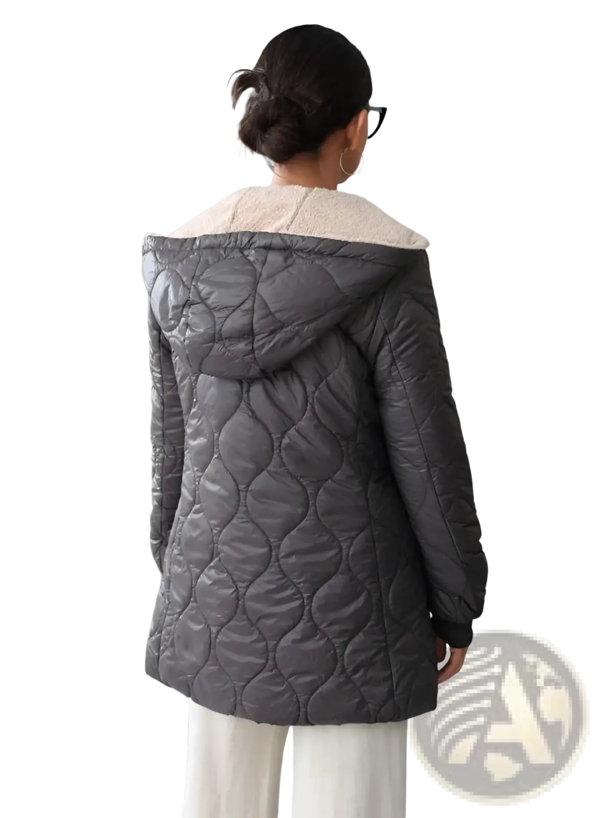Quilted Hooded Padded Winter Coat