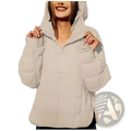 Quilted Hooded Puffer Jacket Women