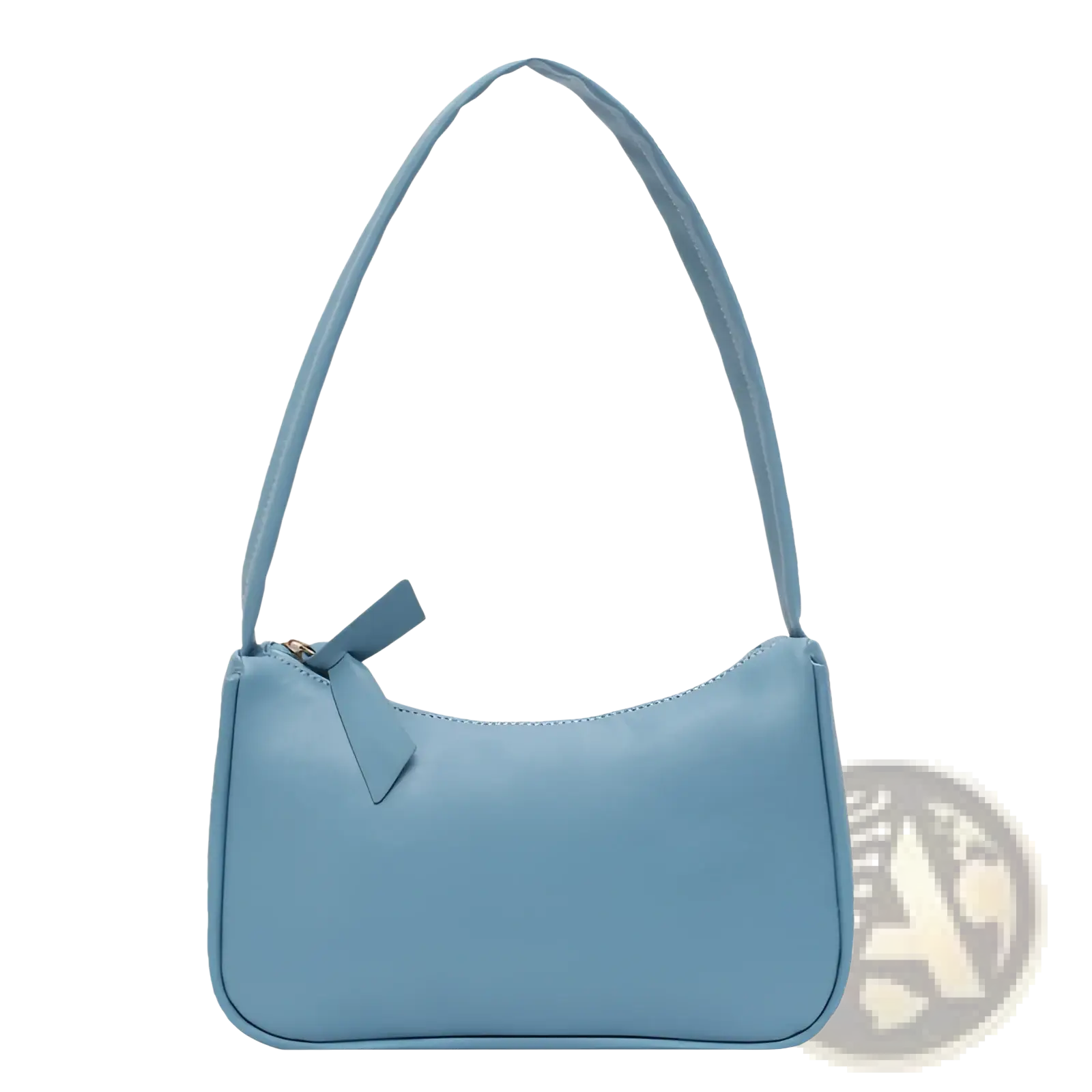 Underarm Shoulder Bag Faux Leather Rectangular Purse