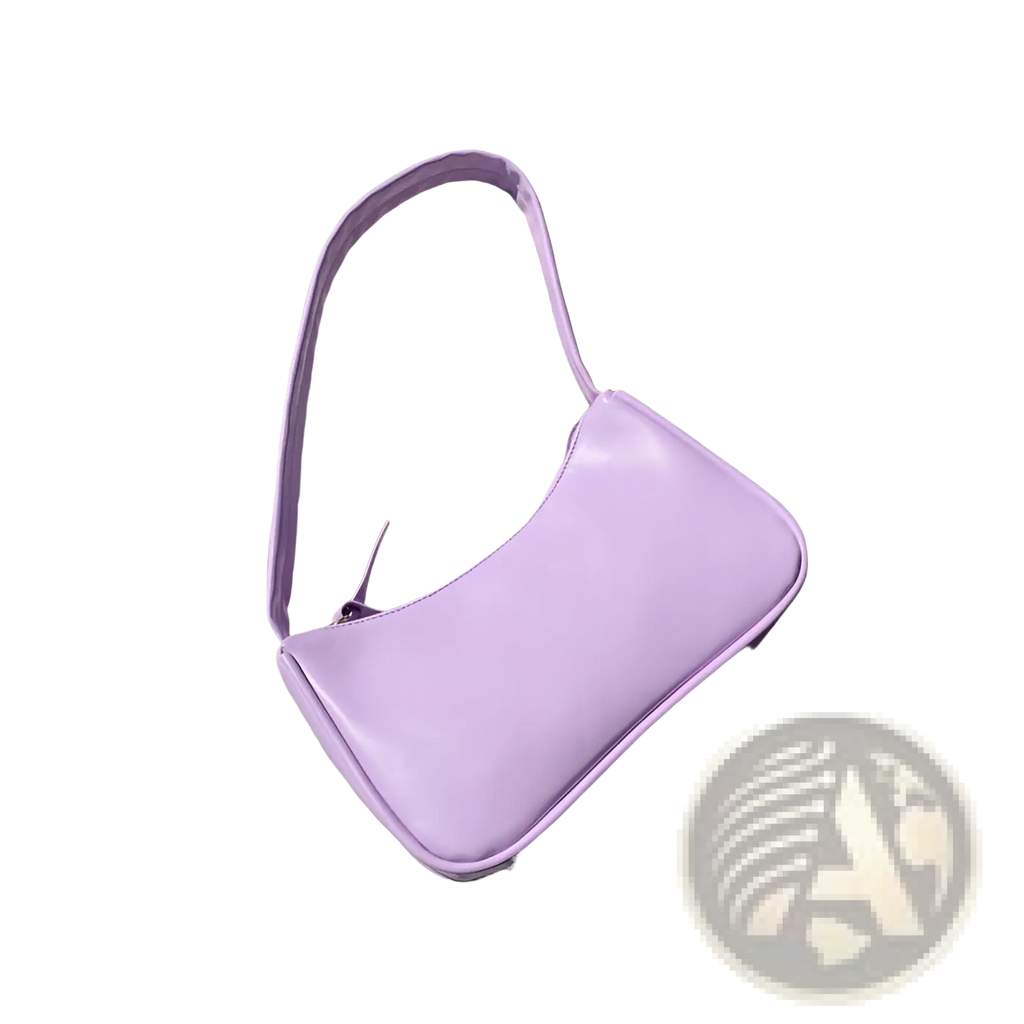 Underarm Shoulder Bag Faux Leather Rectangular Purse