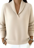 V-neck Loose Pullover Sweater