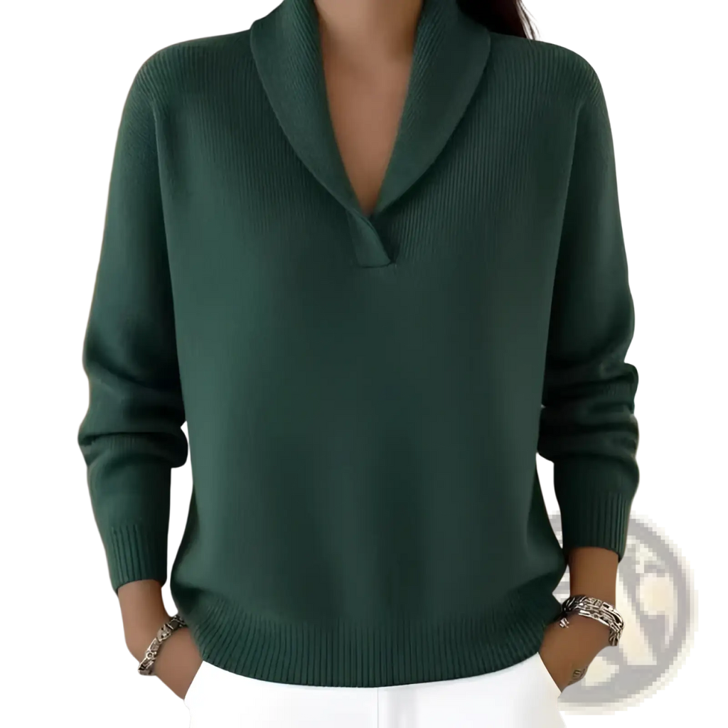 V-neck Loose Pullover Sweater