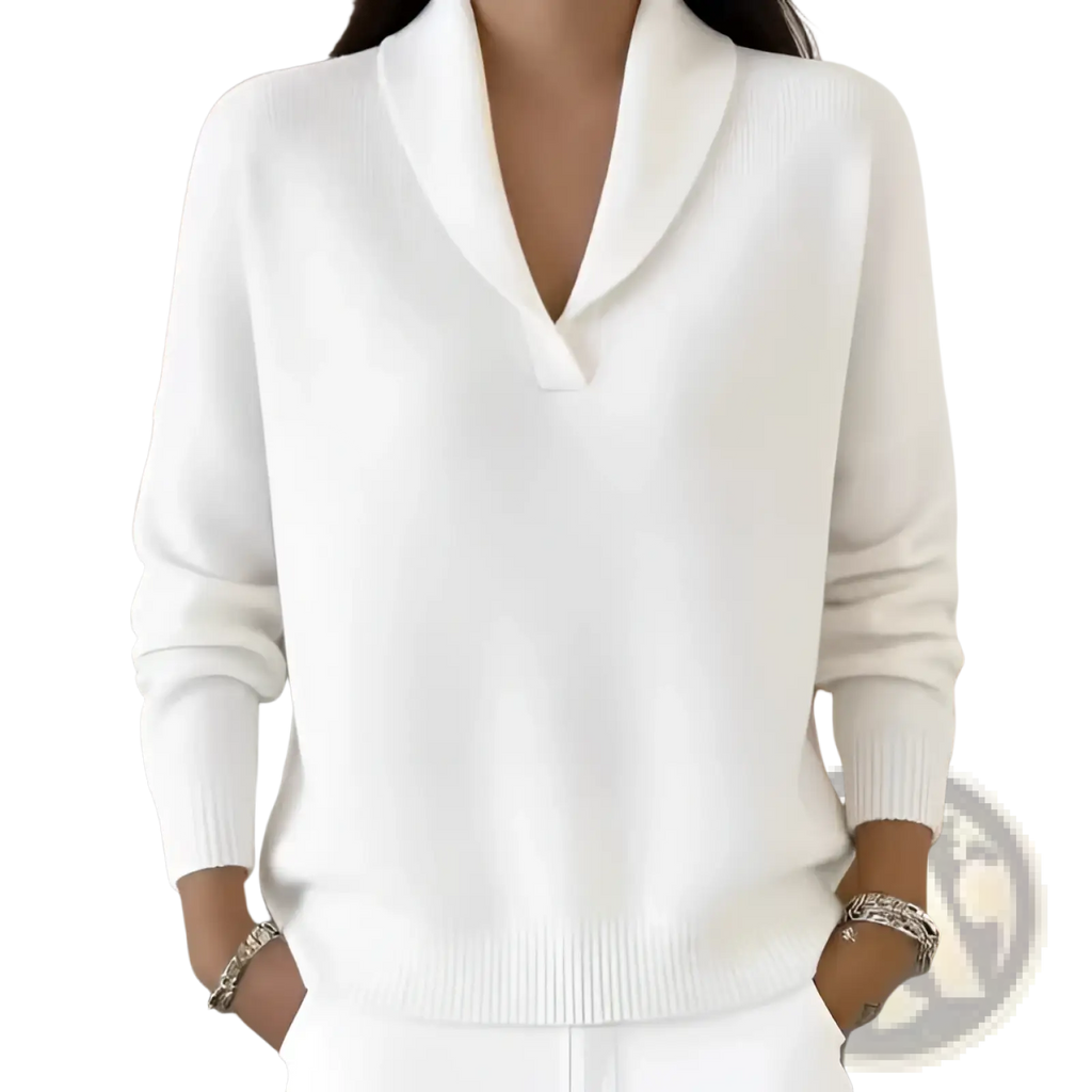 V-neck Loose Pullover Sweater