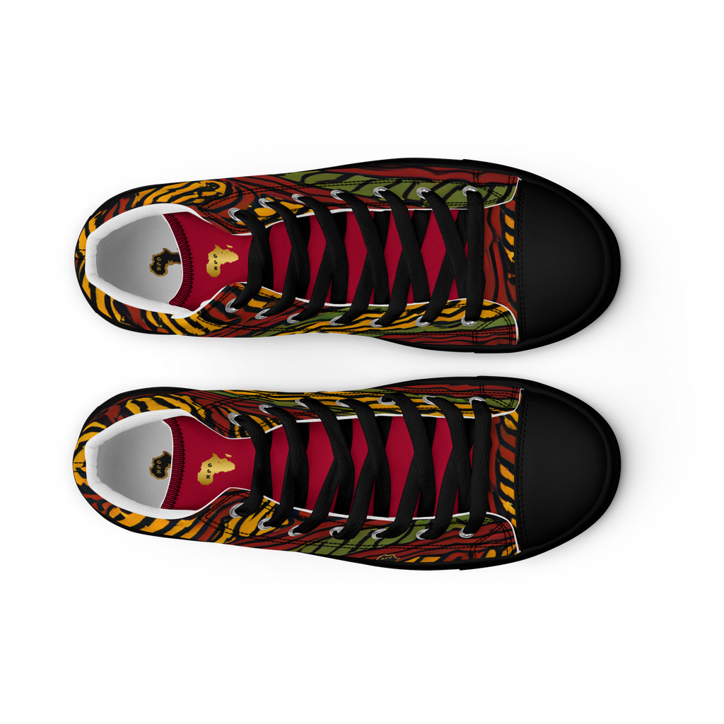 High-Top Canvas Shoes for Women